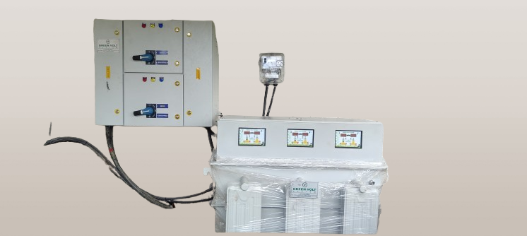 200 kVA Oil Cooled Servo Voltage Stabilizer - Green Volt System