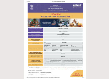 MSME Certificate
